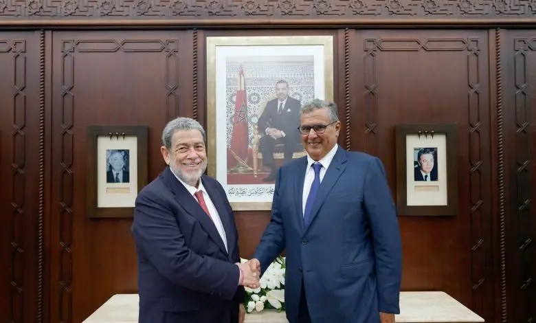 أخنوش يتباحث مع الوزير الأول لسان فانسون وغرونادين 1 أخنوش يتباحث مع الوزير الأول لسان فانسون وغرونادين - AgadirToday
