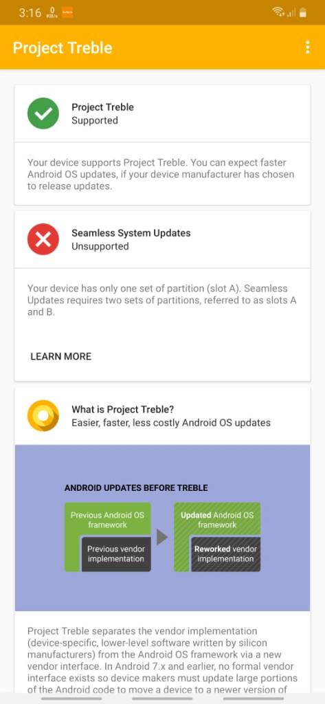 تحميل تحديث Android 12.0 S GSI لأجهزة اندرويد الداعمة لخواص Google Treble 3 دعم Project Treble لأجهزة اندرويد