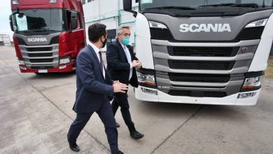 Alberto Fernández en Scania