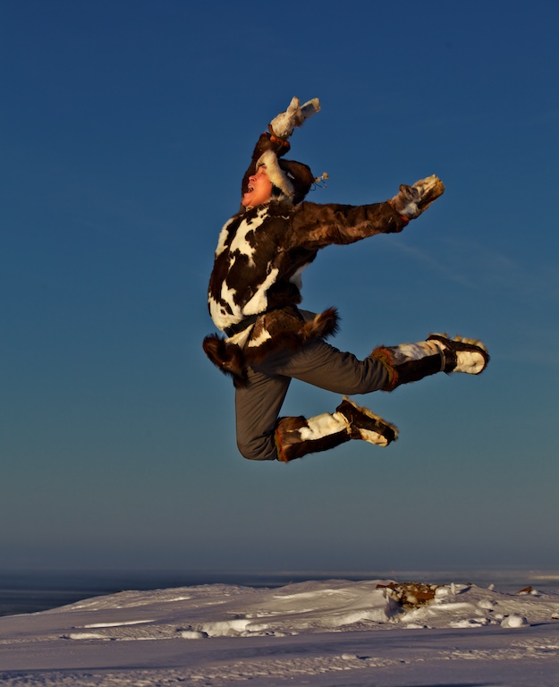 Vlad Rintytegin. Traditional dancer, healer, educator and communicator from Chukotka. Photo © 2013 Galya Morrell