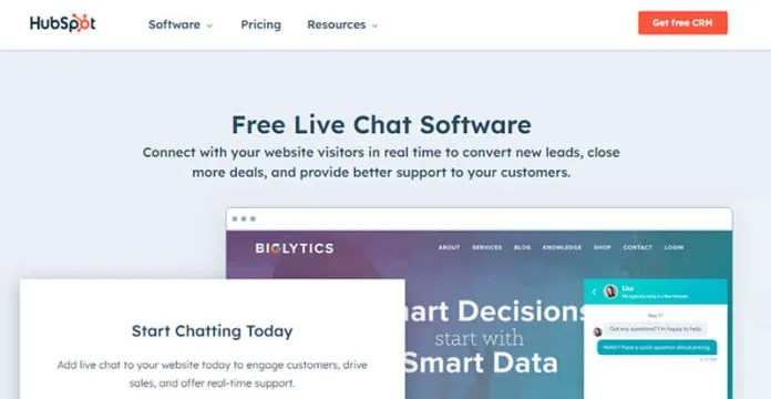 AI Live Chat Experience