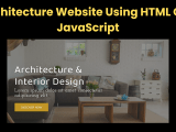 Architecture Website Using Html Css Javascript