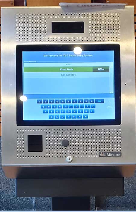 Mircom TX3 Touch Installed