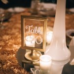 Beautiful Handwritten Wedding Table Number Ideas