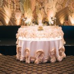 An elegant head table