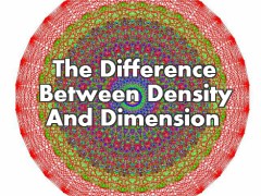 The Difference Between Density And Dimension