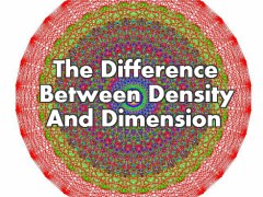 The Difference Between Density And Dimension