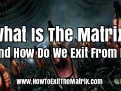 What Is The Matrix And How Do We Exit From It?