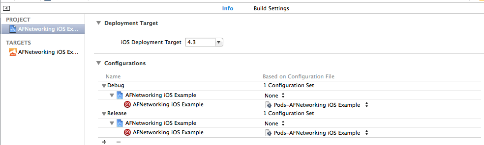 However, when I go to the target's User-Defined Build Settings, the 