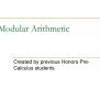 PPT - Modular Arithmetic PowerPoint Presentation, Free Download - ID ...