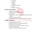 Full Stack Angular Java Development Syllabus Pdf Web Design And Html