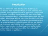 Python Full Stack Developer Vision Academy Pptx