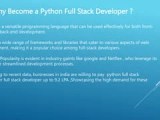 Python Full Stack Developer Vision Academy Pptx