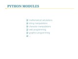 Python Programming Iv Program Components Functions Classes