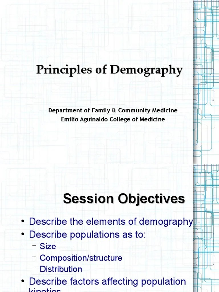 Principles Of Demography.pdf | Demography | Census | Free 30-day Trial ...