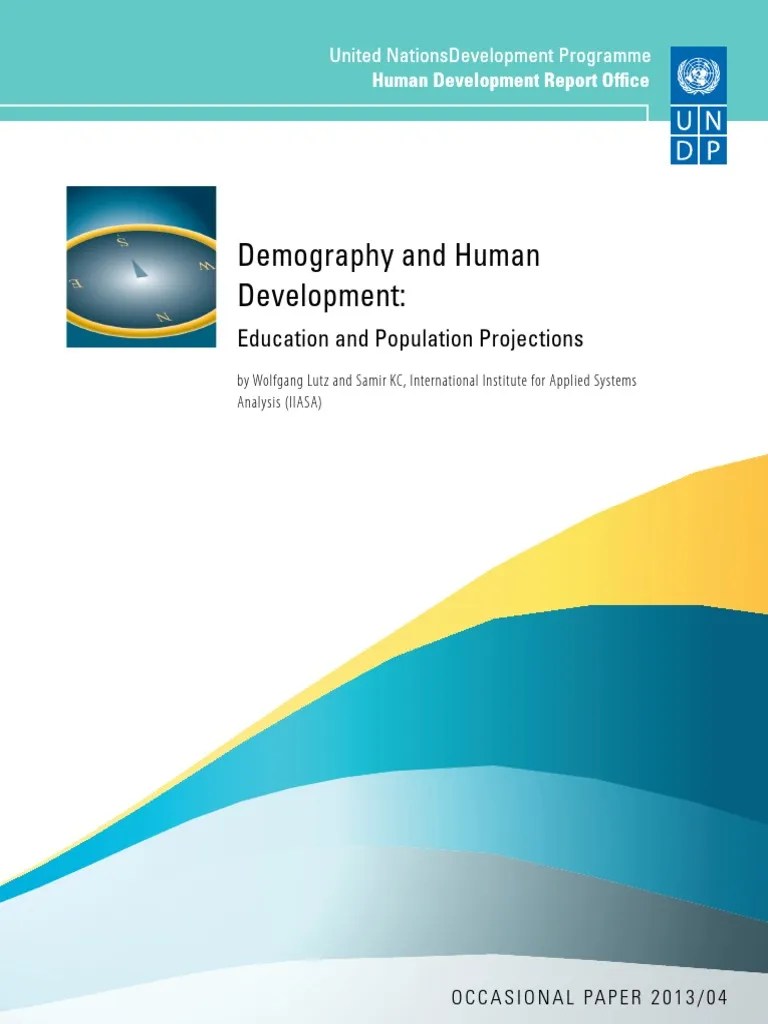 Demography And Human Development | PDF | Demography | Economic Growth