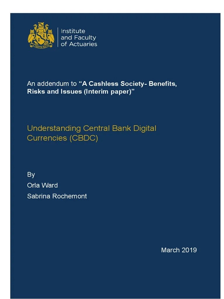 Understanding CBDCs Final - Disc | PDF | Money | Cryptocurrency