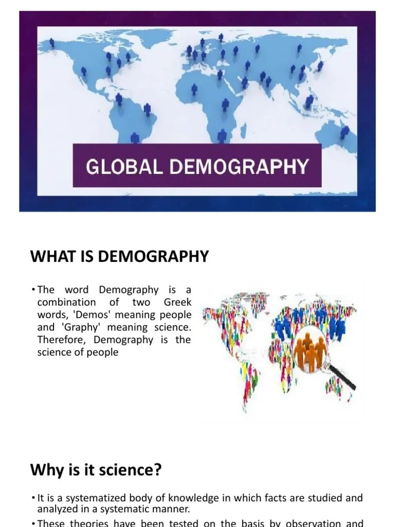 Global Demography | PDF | Environmental Degradation | Demography