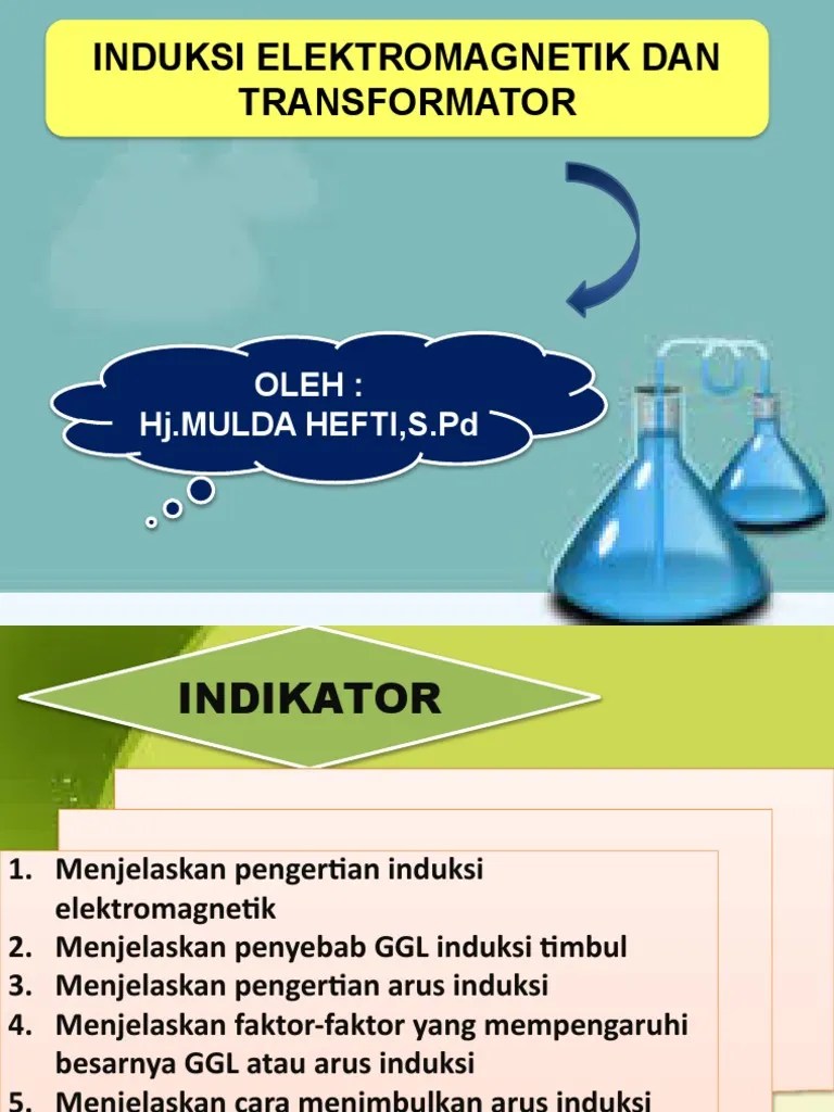 Ppt. Induksi Elektromagnetik Dan Transformator | PDF