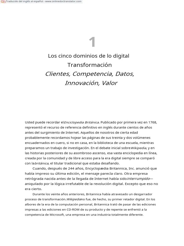 The Digital Transformation Playbook Rethink Your Business For The ...