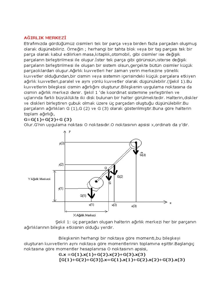 Agirlik Merkezi | PDF