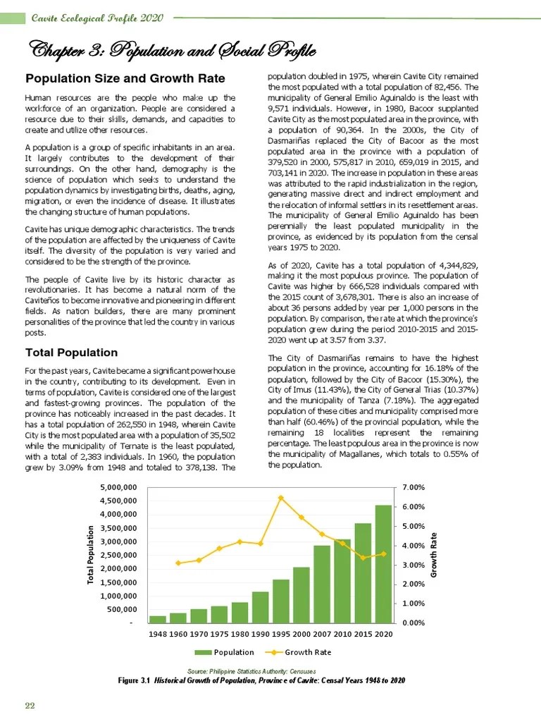 Cep2020 Chapter03a Population | PDF | Environmental Social Science