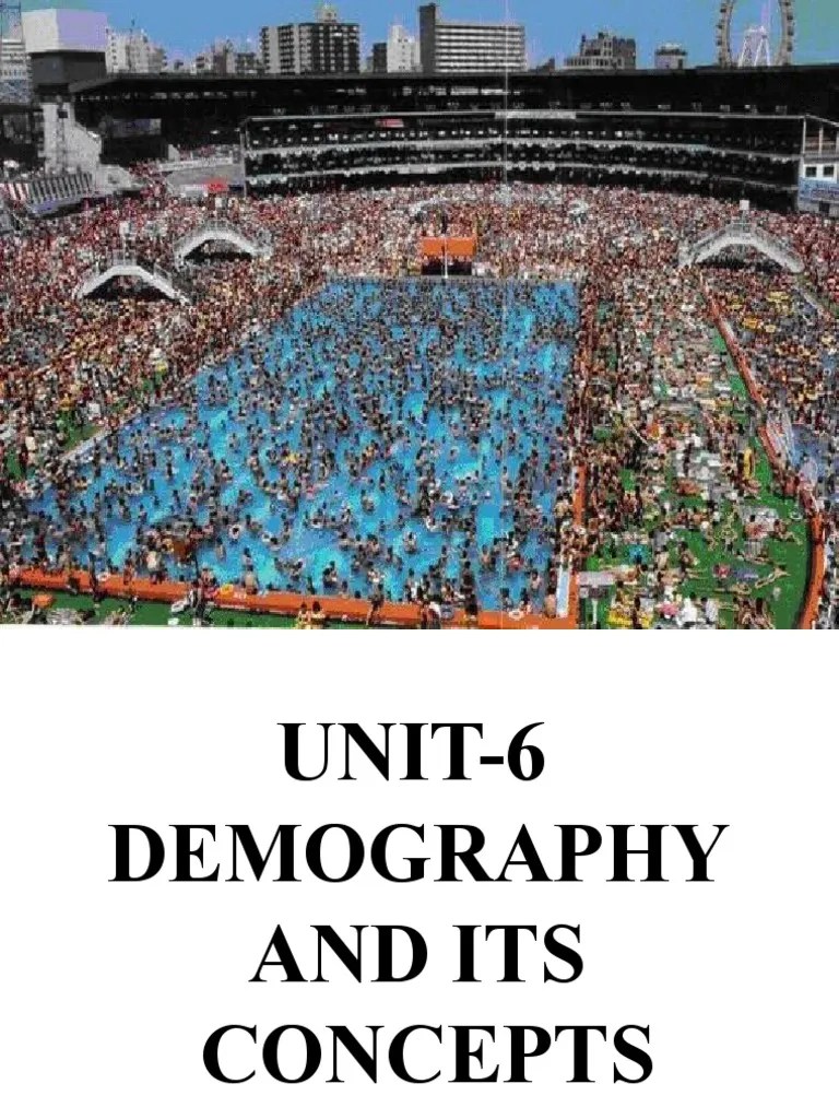 Basic Concepts And Scope Of Demography | PDF | Demography | Population