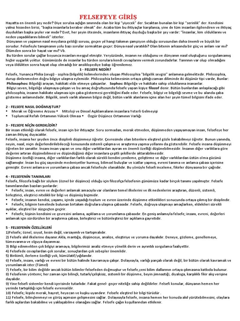 11.sinif Ders Notu 1.yazili PDF | PDF