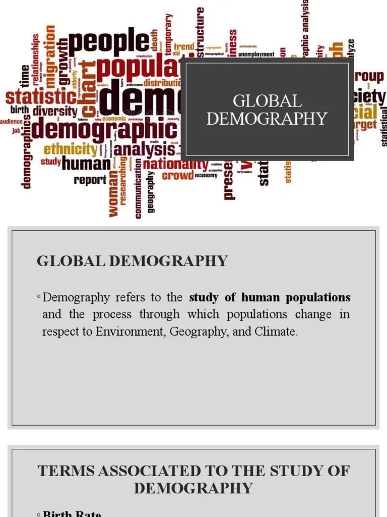 Global Demography | PDF