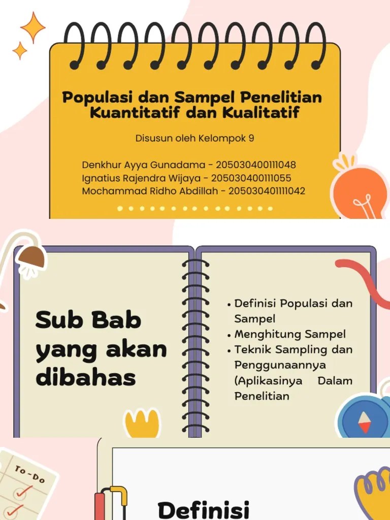 Kelompok 9 - PPT Populasi Dan Sampel Penelitian Kualitatif Dan ...