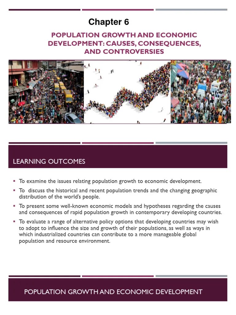 Chapter 6 - Population Growth And Economic Development | PDF | Economic ...