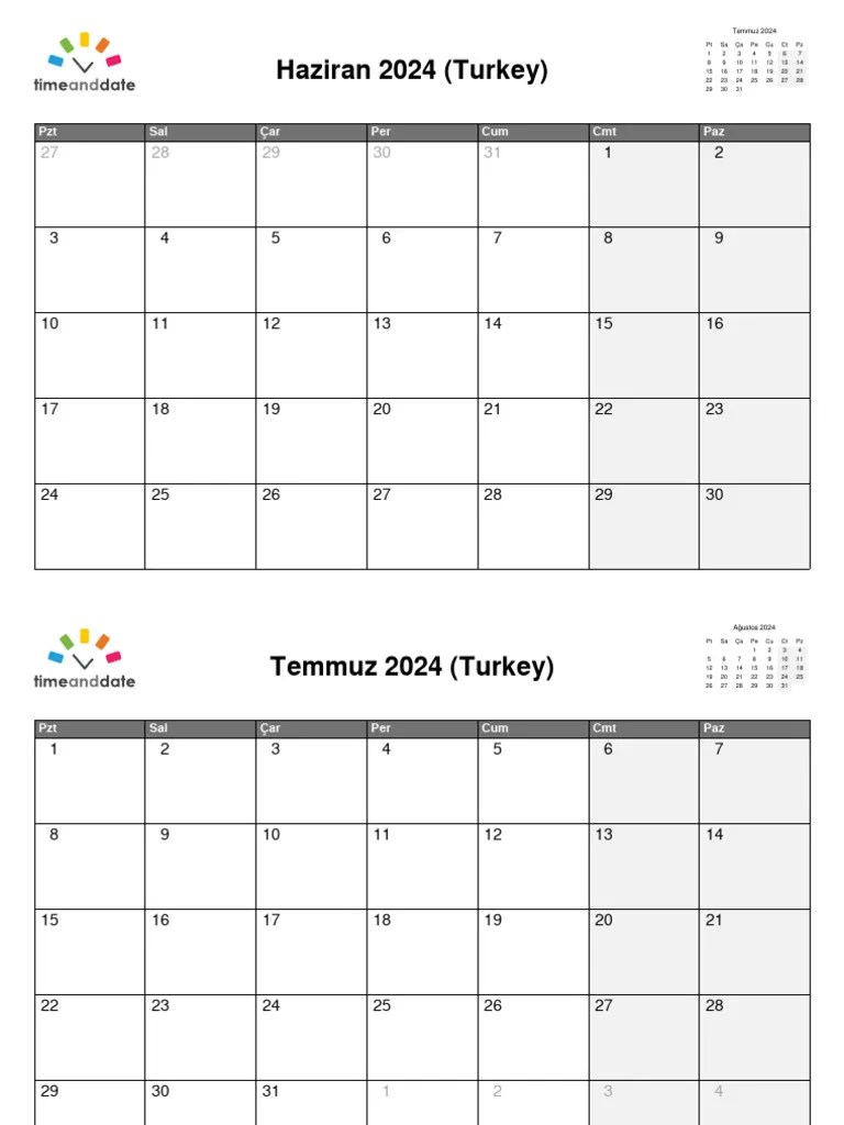 Turkey Haziran 2024 - Haziran 2025 | PDF