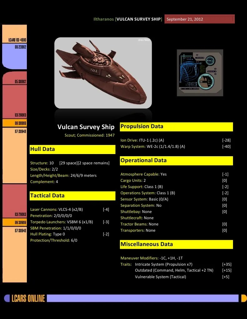 Vulcan Survey Ship | Download Free PDF | Weaponry | Science