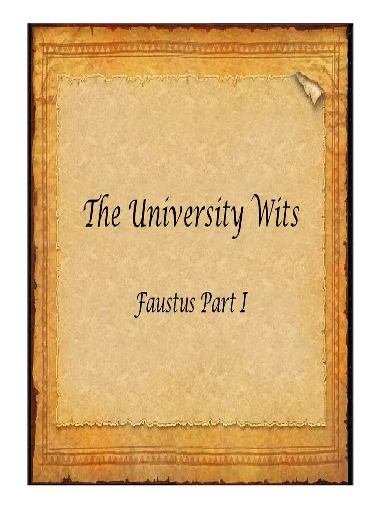 The University Wits | PDF | Christopher Marlowe | Poetry