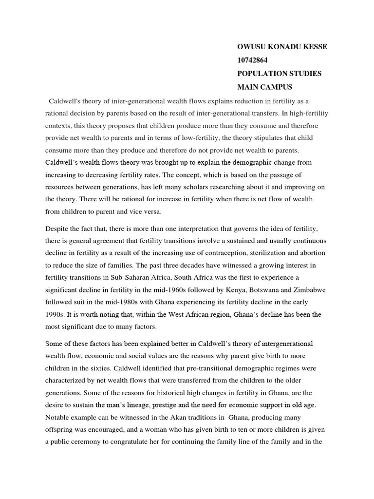 Population Studies | PDF | Fertility | Family