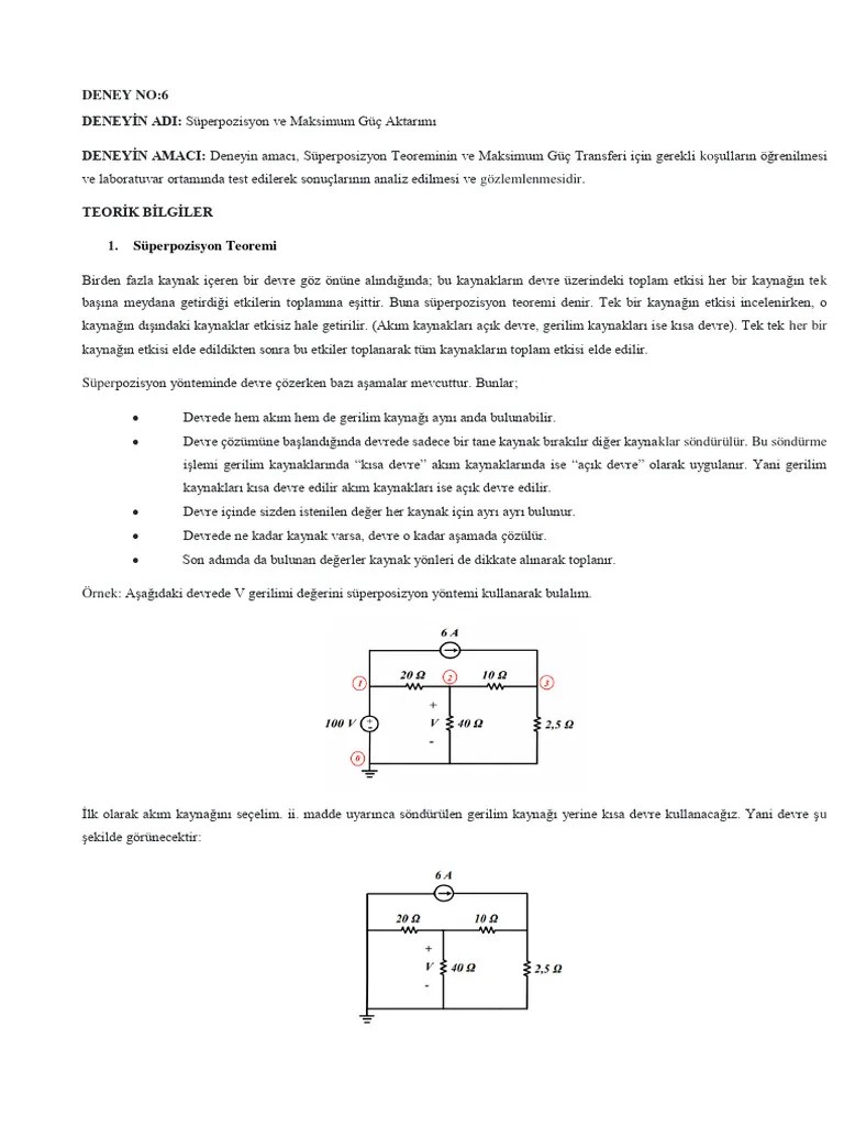 Maximum Güç Transferi | PDF