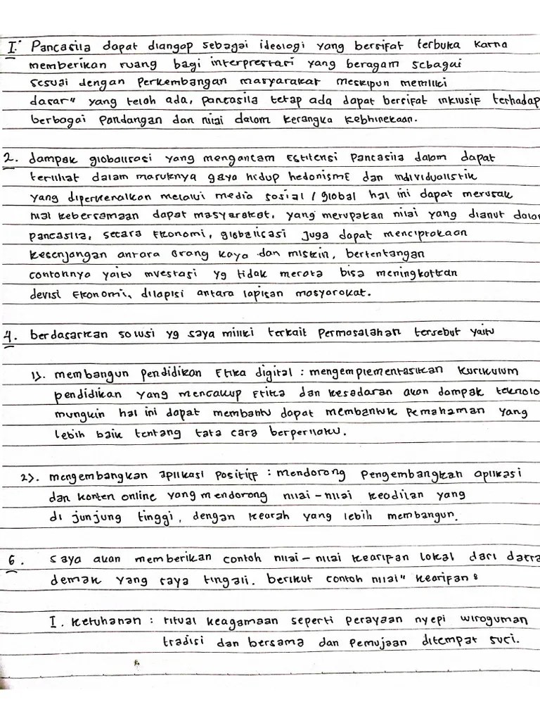 Uas Pancasila - Ahmad Faiz Ridho | PDF