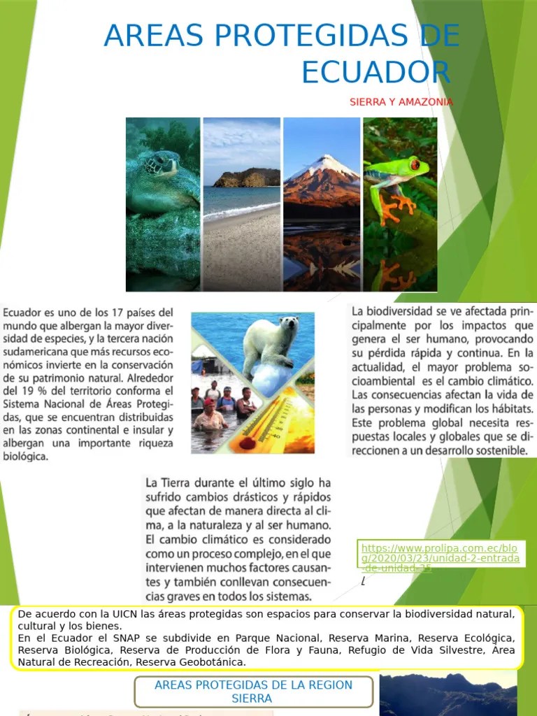 Areas Protegidas De Ecuador | PDF
