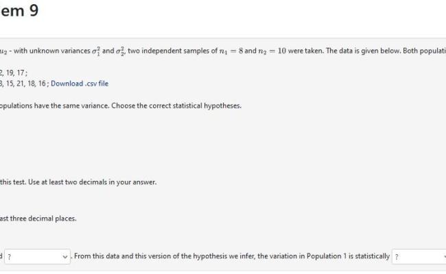 Solved Sample From Population 1: 27, 14, 18, 28, 21, 22, 19, | Chegg.com