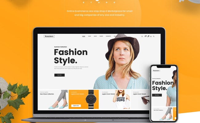8 In 1 Trendy Ecommerce Homepage UX UI Design Project On Behance