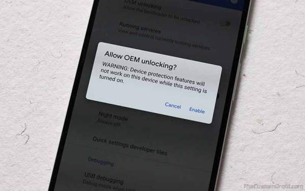 شرح كيفية فتح Bootloader لجميع أجهزة اندرويد بواسطة Fastboot | للمبتدئين 3 تفعيل خيار OEM Unlocking من إعدادت الهاتف