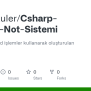 GitHub - Burak-guler/Csharp-ogrenci-Not-Sistemi: Dataset Ve Crud ...