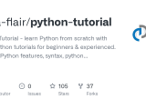 Github Data Flair Python Tutorial Python Tutorial Learn Python
