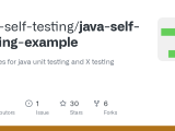Github Java Self Testing Java Self Testing Example Examples For Java