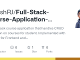 Github Harishrj Full Stack Course Application Using React Spring Boot