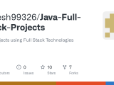 Github Rupesh99326 Java Full Stack Projects Two Projects Using Full