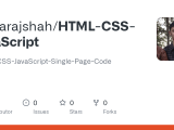 Github Nawarajshah Html Css Javascript Html Css Javascript Single