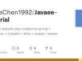 Github Codechen1992 Javaee Tutorial A Simple Website Was Created By