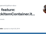 Feature Blockitemcontainer Iter Block Items Issue 40 Python