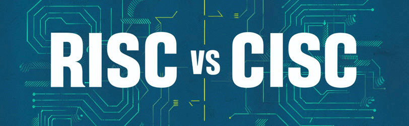 A detailed comparison chart showing the key differences between CISC and RISC architectures, including aspects like instruction set complexity, performance, and power consumption.